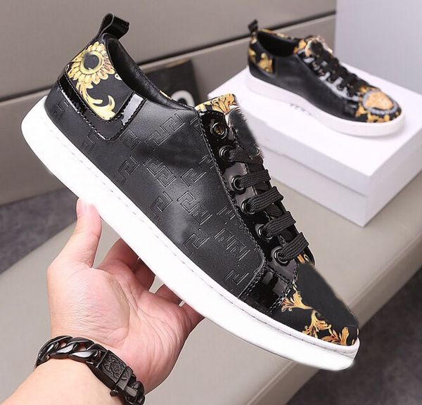 casual designer real leather new arrival women men casual versac comfort british fashion shoes patent leather shoes for lady color #1 10, Black
casual designer real leather new arrival women men casual versac comfort british fashion shoes patent leather shoes for lady color #1 10, Black