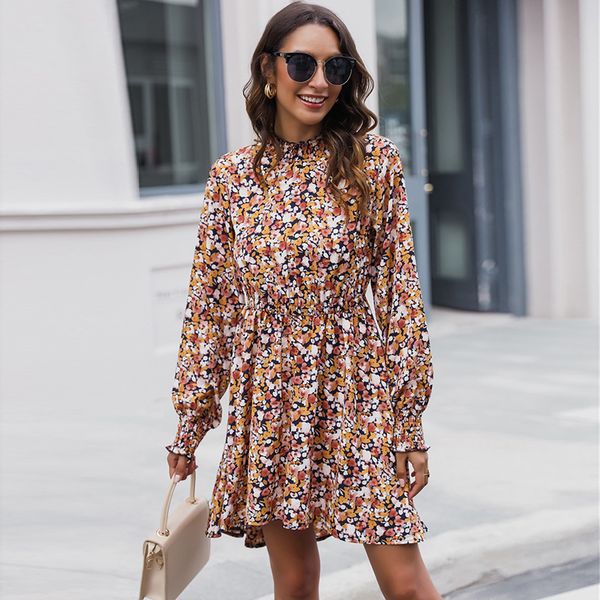 2021 new women autumn floral print mini winter fashion vintage casual round neck long sleeve slim a-line es party vestidos 8zll, Black;gray
2021 new women autumn floral print mini winter fashion vintage casual round neck long sleeve slim a-line es party vestidos 8zll, Black;gray