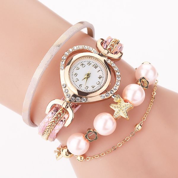 women's loop bracelet watch womans wrist watch relojes mujer vintage shining love pearl bracelet dial analog quartz wrist watch c0119, Slivery;brown
women's loop bracelet watch womans wrist watch relojes mujer vintage shining love pearl bracelet dial analog quartz wrist watch c0119, Slivery;brown