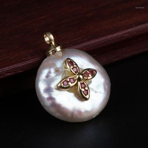 gold wine red cz zircon paved flower charms natural freshwater pearl bead pendant charm for jewelry diy making for choker1, Bronze;silver
gold wine red cz zircon paved flower charms natural freshwater pearl bead pendant charm for jewelry diy making for choker1, Bronze;silver