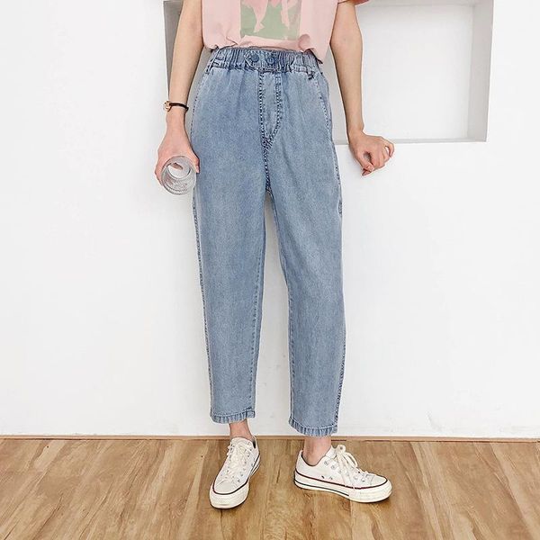2020 summer women jean straight pants high waist denim pants solid loose pencil jean women long trousers streetwear1, Blue
2020 summer women jean straight pants high waist denim pants solid loose pencil jean women long trousers streetwear1, Blue