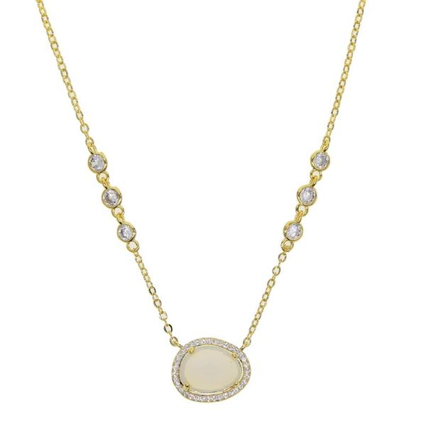 2020 new arrived fashion elegant jewelry drop white opal cz pendant necklace choker lady women girl delicate oval charm necklace, Silver
2020 new arrived fashion elegant jewelry drop white opal cz pendant necklace choker lady women girl delicate oval charm necklace, Silver