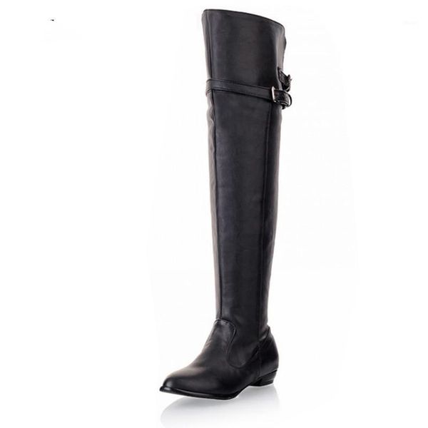 big size over the knee boots for women belt buckle snow shoes woman warm winter thigh high boots wedges botas mujer xkd21211, Black
big size over the knee boots for women belt buckle snow shoes woman warm winter thigh high boots wedges botas mujer xkd21211, Black