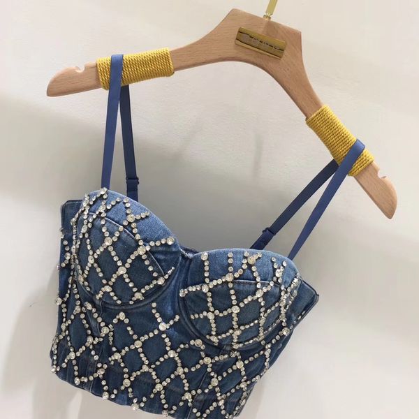milan подиум high end джинсовые бисер кристаллы tops дизайнерские женские 2020 женское нижнее белье бюстгальтер дизайнер 82992, White
milan подиум high end джинсовые бисер кристаллы tops дизайнерские женские 2020 женское нижнее белье бюстгальтер дизайнер 82992, White