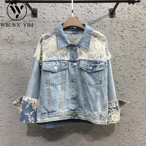 fashion hollow out denim jacket women embroidery lace splice jeans jacket female washed jeans coat loose plus size denim coats1, Black;brown
fashion hollow out denim jacket women embroidery lace splice jeans jacket female washed jeans coat loose plus size denim coats1, Black;brown