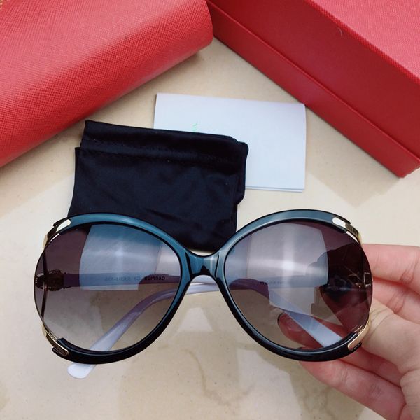 men women's general sunglasses ca0712s fashion wild oval frame inlay diamond lion head glasses gradient lenses, White;black
men women's general sunglasses ca0712s fashion wild oval frame inlay diamond lion head glasses gradient lenses, White;black