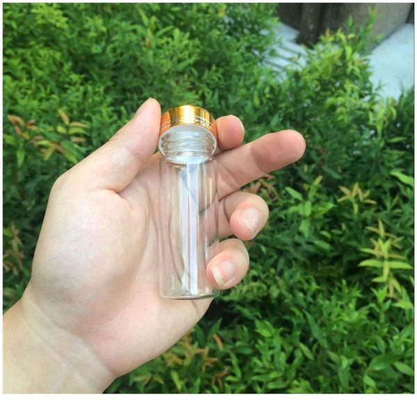 30x80mm 24pcs 40ml glass bottles aluminium screw golden cap empty transparent clear liquid gift container wishing bot bbyspm
30x80mm 24pcs 40ml glass bottles aluminium screw golden cap empty transparent clear liquid gift container wishing bot bbyspm