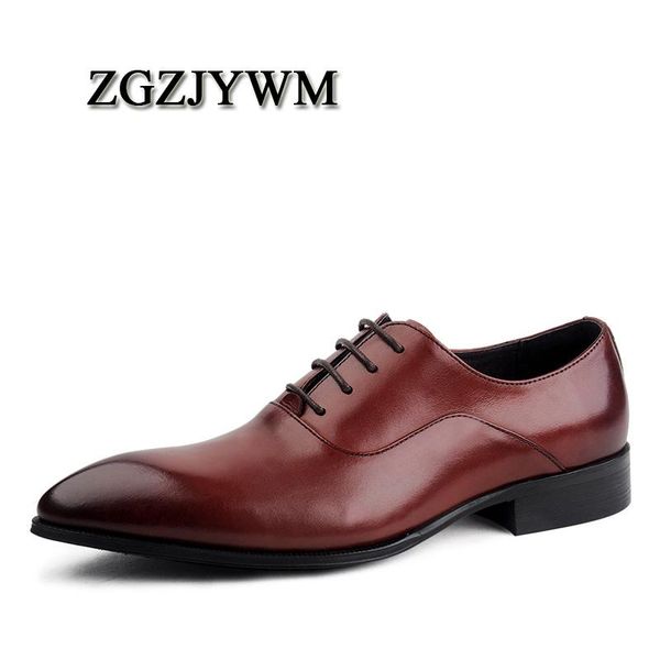 zgzjywm fashion men oxford wedding male lace-up pointed toe office genuine leather dress black/red size 38-44 shoes
zgzjywm fashion men oxford wedding male lace-up pointed toe office genuine leather dress black/red size 38-44 shoes