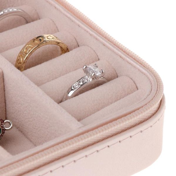 jewelry box portable storage organizer zipper portable women display travel case u90e, Pink;blue
jewelry box portable storage organizer zipper portable women display travel case u90e, Pink;blue
