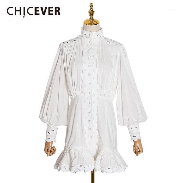 casual dresses chicever korean white hollow out dress women stand collar lantern long sleeve high waist female spring 2021 fashion 1, Black;gray
casual dresses chicever korean white hollow out dress women stand collar lantern long sleeve high waist female spring 2021 fashion 1, Black;gray