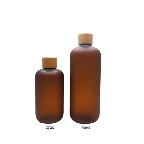 500ml brown frosted pet bottle with screw cover/natural bamboo cap/ color plastic bottle, pure dew bottle
500ml brown frosted pet bottle with screw cover/natural bamboo cap/ color plastic bottle, pure dew bottle