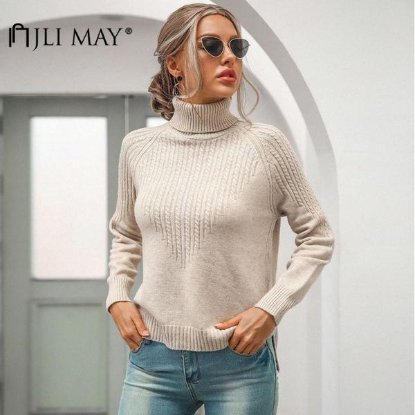 jli may women's turtleneck sweaters pullover solid winter clothes sweater women long sleeve knit korean, White;black
jli may women's turtleneck sweaters pullover solid winter clothes sweater women long sleeve knit korean, White;black