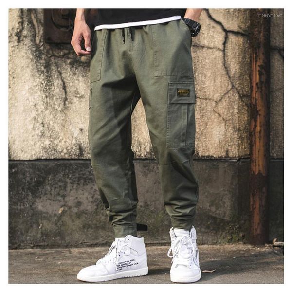 men's pants 2021 spring summer cotton multi-pocket overalls pantalones cargo hombre men's adjustable beam feet harem men1, Black
men's pants 2021 spring summer cotton multi-pocket overalls pantalones cargo hombre men's adjustable beam feet harem men1, Black