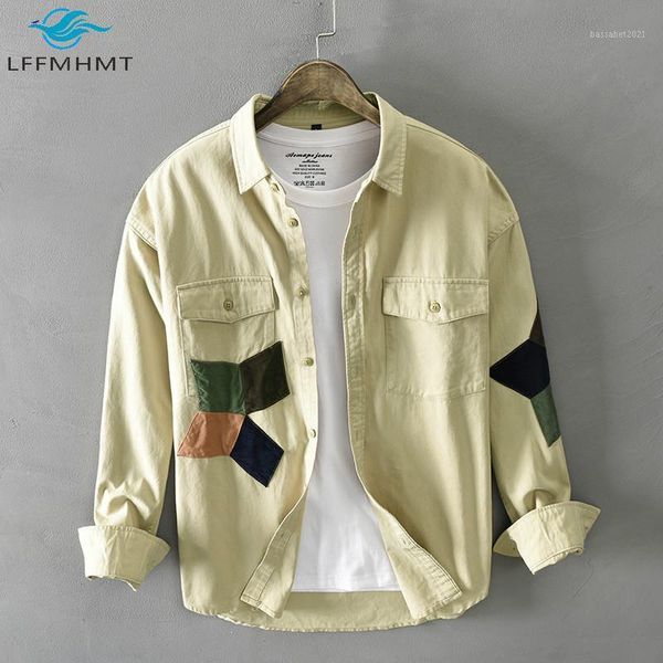 men's casual shirts men fashion japan harajuku simple patchwork double pockets long sleeve wild slim fit cotton chic 1, White;black
men's casual shirts men fashion japan harajuku simple patchwork double pockets long sleeve wild slim fit cotton chic 1, White;black