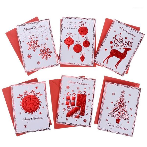 christmas decorations 6pcs/set merry greeting cards holiday xmas blessing with envelope party gift1
christmas decorations 6pcs/set merry greeting cards holiday xmas blessing with envelope party gift1