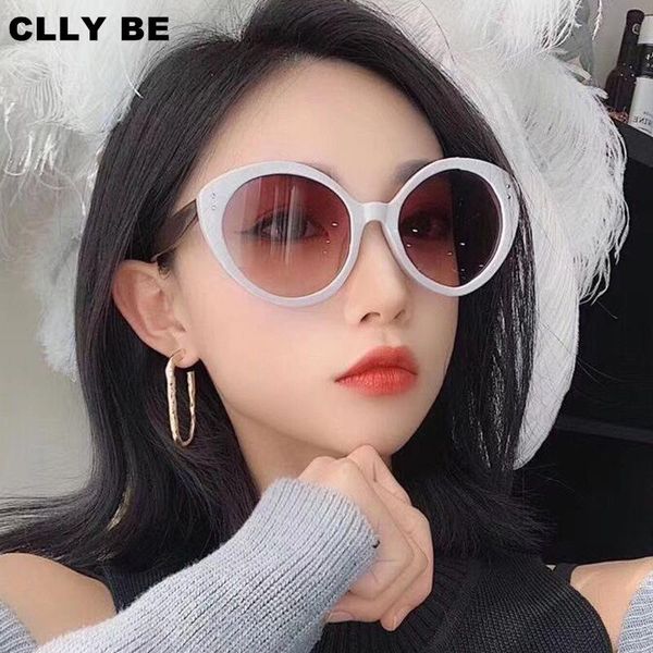 sunglasses 2021 cat eye women brand designer retro round mirror fashion sun glasses vintage shades, White;black
sunglasses 2021 cat eye women brand designer retro round mirror fashion sun glasses vintage shades, White;black