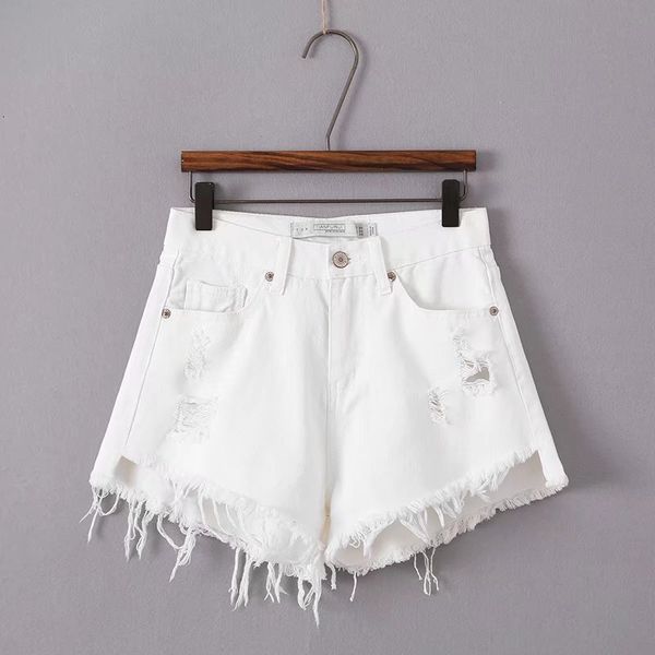 2019 summer new high waist pierced burr denim shorts women's a-723, Blue
2019 summer new high waist pierced burr denim shorts women's a-723, Blue