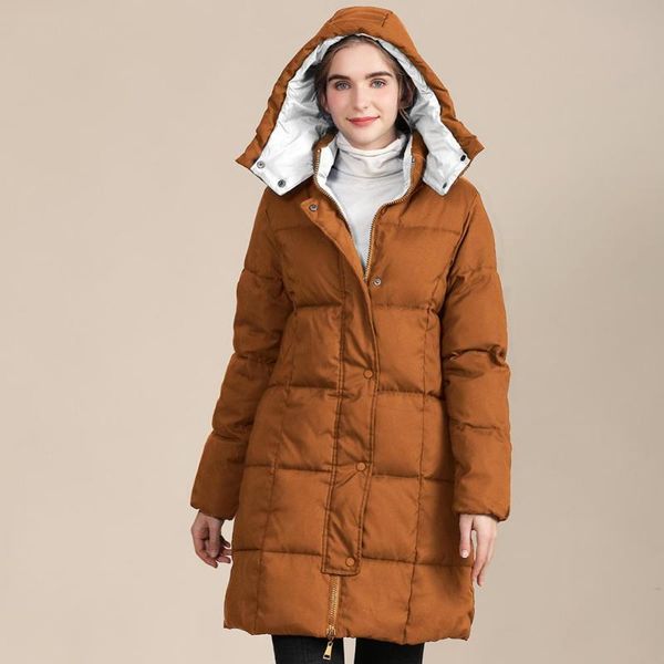 2021 new women's winter padded jacket with thick hooded medium and long cotton-paddedjacket with contrasting colors, Black
2021 new women's winter padded jacket with thick hooded medium and long cotton-paddedjacket with contrasting colors, Black