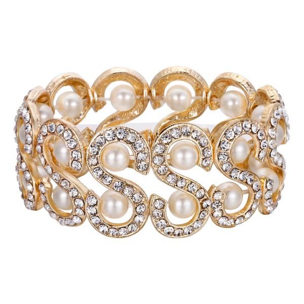 tuliper tennis bracelet for women wedding s-shaped elastic bridal crystal wristband party jewelry fashion femme 2020, Black
tuliper tennis bracelet for women wedding s-shaped elastic bridal crystal wristband party jewelry fashion femme 2020, Black