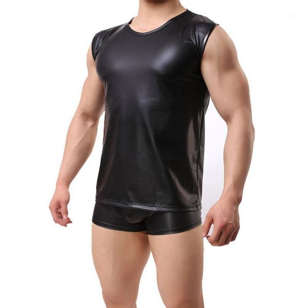 erotic lingerie latex shirt men fitness undershirts pu leather sleeveless stage costume gay tank nightclub clubwear1, Red;black
erotic lingerie latex shirt men fitness undershirts pu leather sleeveless stage costume gay tank nightclub clubwear1, Red;black