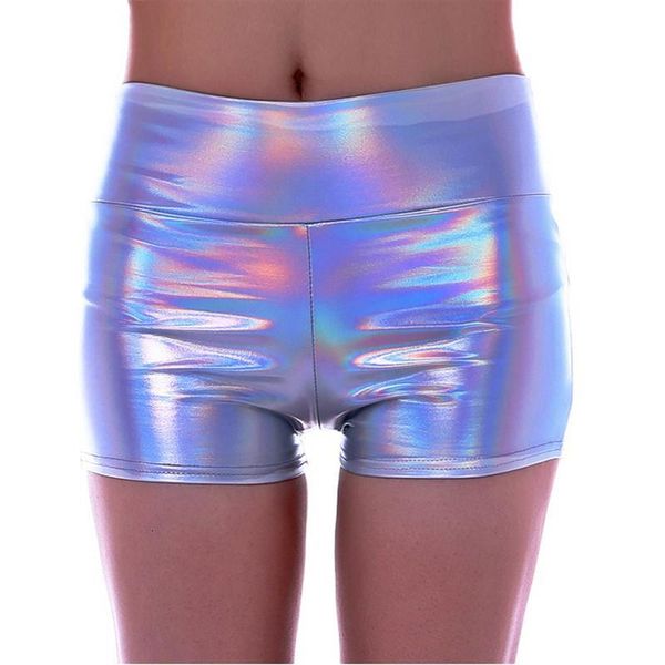 2019 new fashion holographic shorts women slim skinny summer short pants metallic color bodycon pants running shorts, White;black
2019 new fashion holographic shorts women slim skinny summer short pants metallic color bodycon pants running shorts, White;black