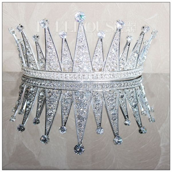 ssuper bridal headdress princess royal crown zircon wedding dress accessories s, Silver
ssuper bridal headdress princess royal crown zircon wedding dress accessories s, Silver