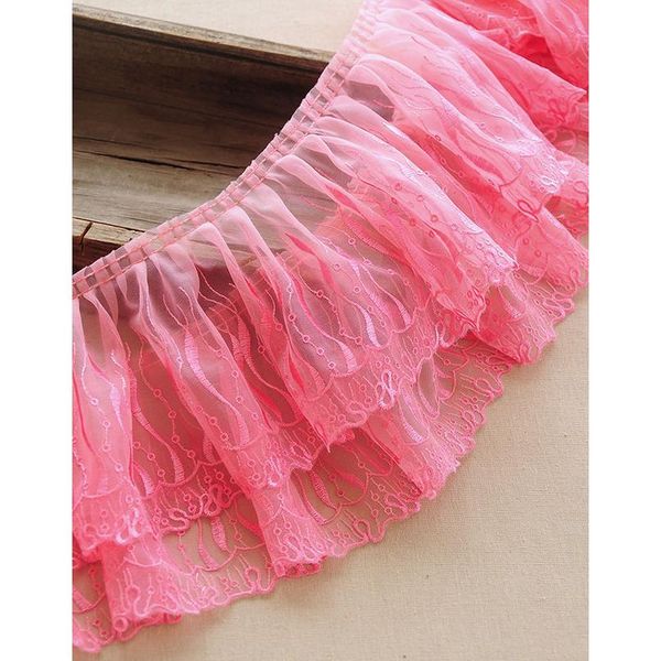 15cm 2meter/lot 1layer polyester embroidered lace trimming ruffle fabric for handmade sewing bedding sqcgdm
15cm 2meter/lot 1layer polyester embroidered lace trimming ruffle fabric for handmade sewing bedding sqcgdm