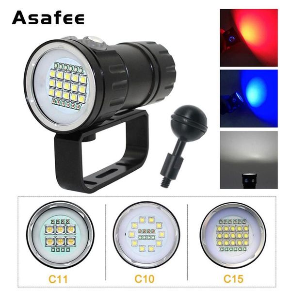 15000lm led diving xm-l2 xhp90 white red blue pgraphy video light underwater 100m waterproof tactical torch lamp
15000lm led diving xm-l2 xhp90 white red blue pgraphy video light underwater 100m waterproof tactical torch lamp