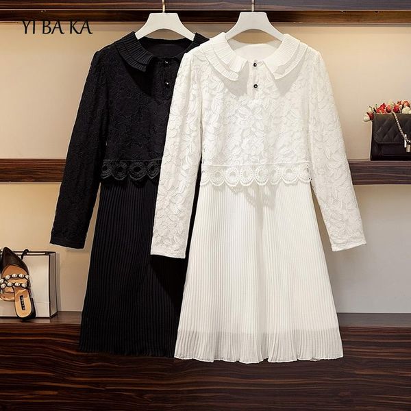 elegant hollow out lace dress women long sleeve autumn style knee length white lace dress party vestidos, Black;gray
elegant hollow out lace dress women long sleeve autumn style knee length white lace dress party vestidos, Black;gray