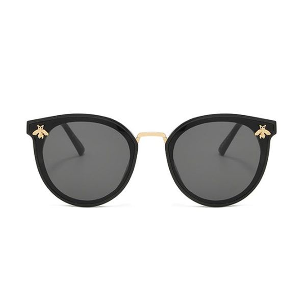 sunglasses fashion round cat eye women bee sun glasses female vintage gradient outdoor driving, White;black
sunglasses fashion round cat eye women bee sun glasses female vintage gradient outdoor driving, White;black