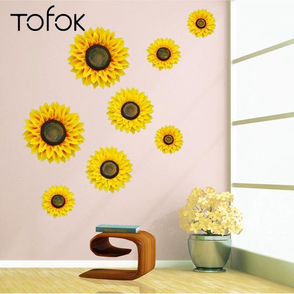 tofok 3d sunflower wall decoration imitation floral decoration flower artwork s/m/l living room bedroom setting wall stickers1 
tofok 3d sunflower wall decoration imitation floral decoration flower artwork s/m/l living room bedroom setting wall stickers1