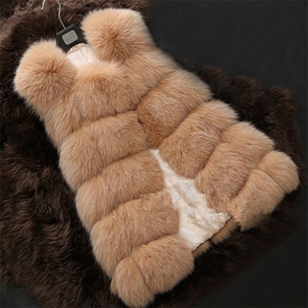 women's winter faux fur sleeveless warm vest plaid black solid waistcoat ladies jacket autumn elegant fashion female vests 201210
women's winter faux fur sleeveless warm vest plaid black solid waistcoat ladies jacket autumn elegant fashion female vests 201210