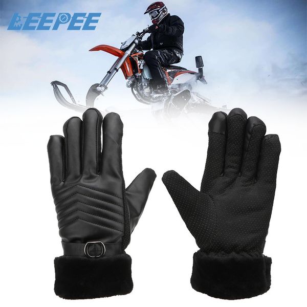 motorcycle men' windproof anti slip leather winter mittens full finger warm touch screen soft gloves bike cycling mitten, Blue;gray
motorcycle men' windproof anti slip leather winter mittens full finger warm touch screen soft gloves bike cycling mitten, Blue;gray