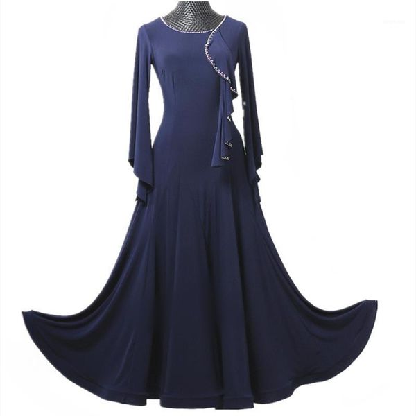 new style waltz dress dance performance dress ballroom dance competition rhinestones long ballroom women wear1, Black;red
new style waltz dress dance performance dress ballroom dance competition rhinestones long ballroom women wear1, Black;red