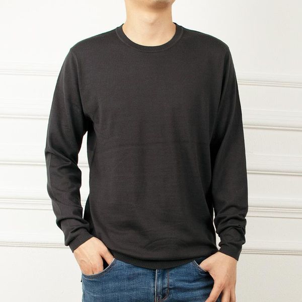men's sweaters spring and autumn products round neck knit sweater thin pure color fashion casual all-match bottoming shirt, White;black
men's sweaters spring and autumn products round neck knit sweater thin pure color fashion casual all-match bottoming shirt, White;black