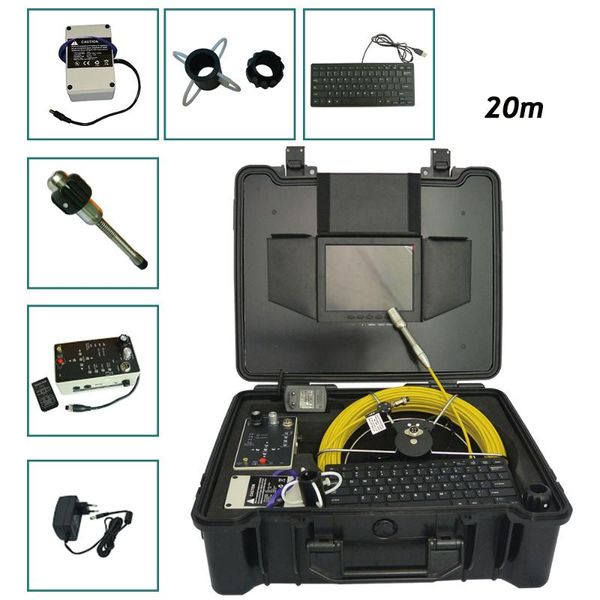 underwater video sewer pipeline inspection camera dia.29mm self-levelling camera with 20m fibreglass cable 8 inch monitor
underwater video sewer pipeline inspection camera dia.29mm self-levelling camera with 20m fibreglass cable 8 inch monitor