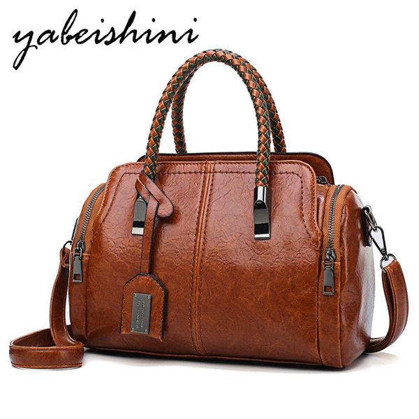 women handbags for women 2020 sac a main femme female leather shoulder bag leisure oil wax boston bag crossbody bags for ladies
women handbags for women 2020 sac a main femme female leather shoulder bag leisure oil wax boston bag crossbody bags for ladies