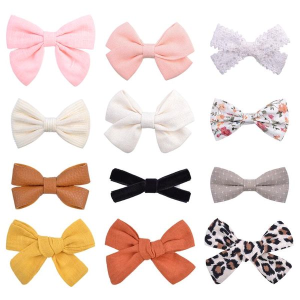 hair accessories 12 styles cute printed linen leopard bowknot bows plaid clips for girls safety hairpin barrettes kids, Slivery;white
hair accessories 12 styles cute printed linen leopard bowknot bows plaid clips for girls safety hairpin barrettes kids, Slivery;white