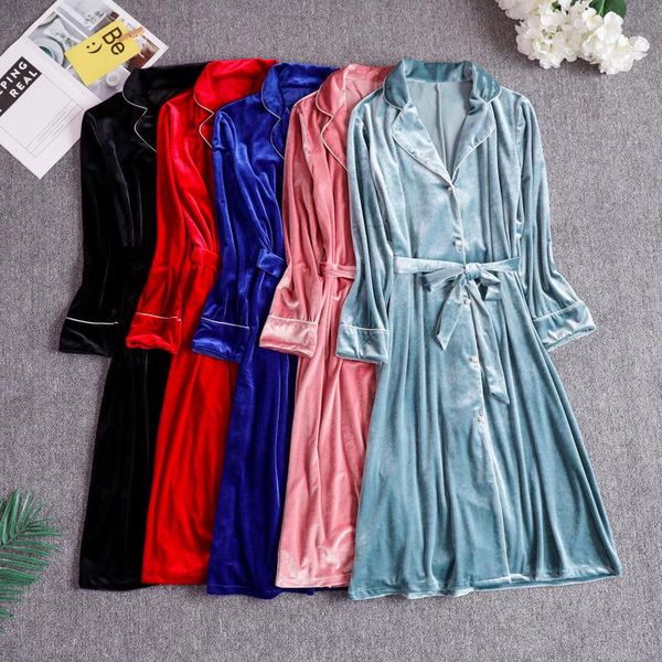 women's sleepwear silky sleep robe woman velour kimono nightdress bathrobe winter lady home wear nightgown bath gown sleepshirts, Black;red 
women's sleepwear silky sleep robe woman velour kimono nightdress bathrobe winter lady home wear nightgown bath gown sleepshirts, Black;red