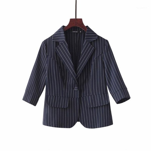 women's blazers jacket suit casual striped jacket single button spliced sweet outerwear blaser feminino plus size 4xl mz2763 g1, White;black
women's blazers jacket suit casual striped jacket single button spliced sweet outerwear blaser feminino plus size 4xl mz2763 g1, White;black