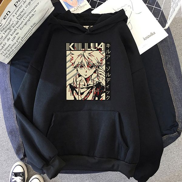 new winter killua hoodies japanese anime hunter x hunter harajuku hoodie long sleeve sweatshirt clothe hip hop stre c0127, Black
new winter killua hoodies japanese anime hunter x hunter harajuku hoodie long sleeve sweatshirt clothe hip hop stre c0127, Black