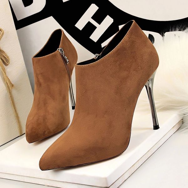 bigtree winter autumn ankle boots pumps women zapatos de mujer snow boots high heel boots nightclub pointed toe thin heel #ha6w, Black
bigtree winter autumn ankle boots pumps women zapatos de mujer snow boots high heel boots nightclub pointed toe thin heel #ha6w, Black