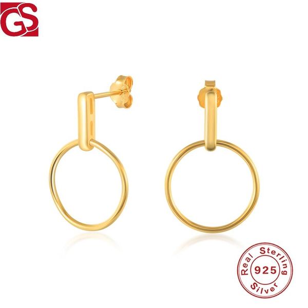 stud gs sterling 925 silver pendientes earrings for women simple small circle piercing fashion jewelry support wholesale, Golden;silver
stud gs sterling 925 silver pendientes earrings for women simple small circle piercing fashion jewelry support wholesale, Golden;silver