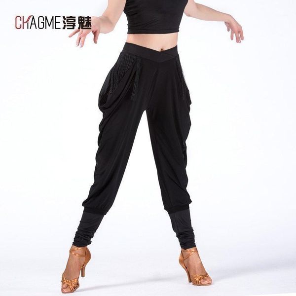 new latin dance clothes acrobatics tassels pants1, Black;red
new latin dance clothes acrobatics tassels pants1, Black;red