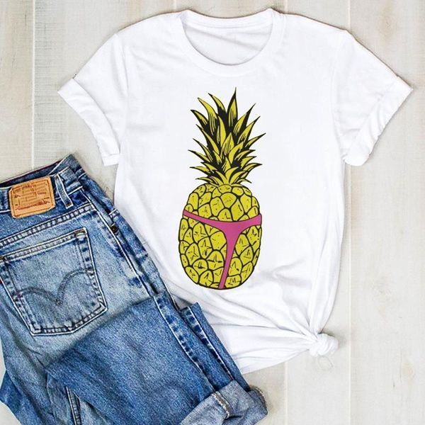 women lady pineapple funny cartoon casual fruit beach ladies summer t tee tshirt womens female shirt clothes graphic t-shirt, White
women lady pineapple funny cartoon casual fruit beach ladies summer t tee tshirt womens female shirt clothes graphic t-shirt, White