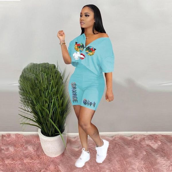 two piece dress felyn 2021 quality famous pieces women set print v-neck loose and shorts summer home clothes1, White
two piece dress felyn 2021 quality famous pieces women set print v-neck loose and shorts summer home clothes1, White