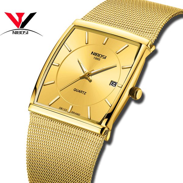 nibosi golden quartz watch men watches relogio masculino luxury gold bracelet wrist watches steel waterproof male clock t200112, Slivery;brown
nibosi golden quartz watch men watches relogio masculino luxury gold bracelet wrist watches steel waterproof male clock t200112, Slivery;brown