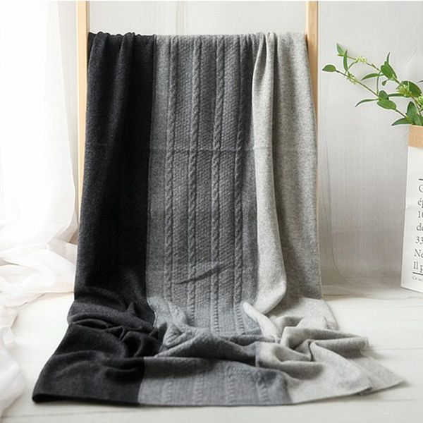 scarves 100% cashmere scarf women simple design patchwork knitting 3 colors ladies knitwear coat fashio, Blue;gray
scarves 100% cashmere scarf women simple design patchwork knitting 3 colors ladies knitwear coat fashio, Blue;gray