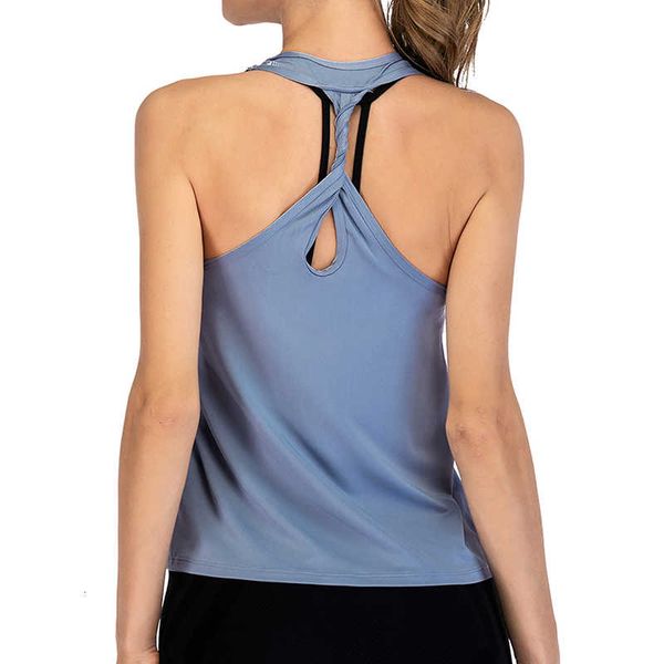 backless fitness yoga women sleeveless workout shirts vest quick dry loose sport running tennis training t shirt, Black;blue
backless fitness yoga women sleeveless workout shirts vest quick dry loose sport running tennis training t shirt, Black;blue