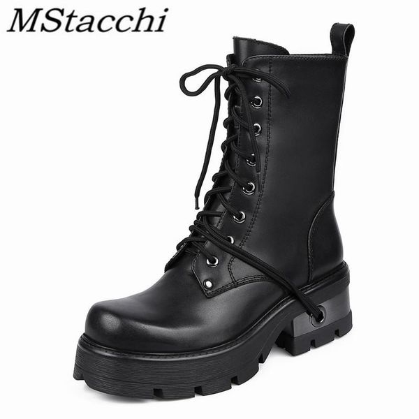 mstacchi women thick bottom cross tied sewing perforation boots lady retro round toe solid jackboots flat zipper martin boots, Black
mstacchi women thick bottom cross tied sewing perforation boots lady retro round toe solid jackboots flat zipper martin boots, Black